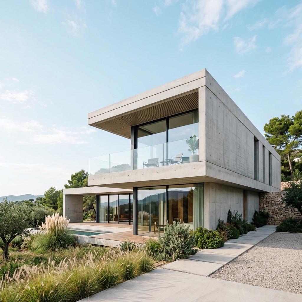 Minimalist Concrete Structural Arch